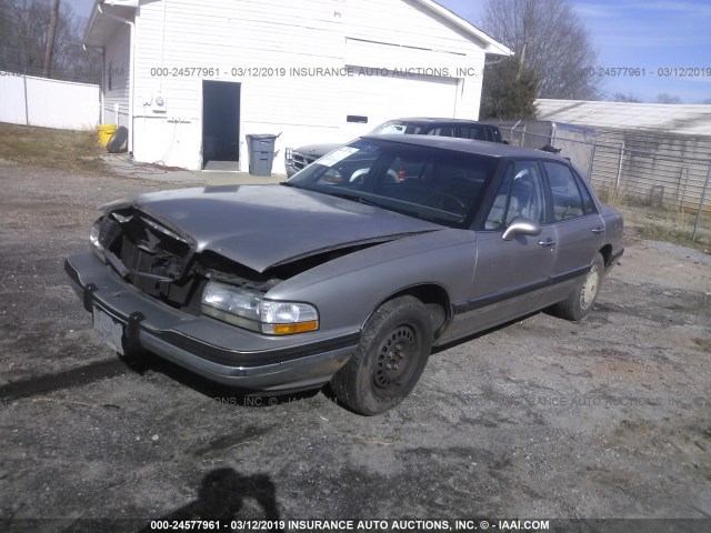 1G4HR52L0SH505842 - 1995 BUICK LESABRE LIMITED GRAY photo 2