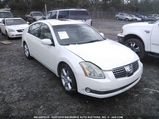 1N4BA41E56C808011 - 2006 NISSAN MAXIMA SE/SL WHITE photo 1