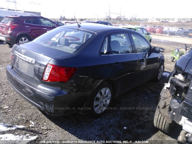 JF1GE61638H524817 - 2008 SUBARU IMPREZA 2.5I BLACK photo 4