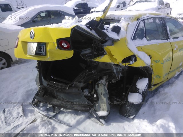 3VWRM71K68M065963 - 2008 VOLKSWAGEN JETTA SE/SEL YELLOW photo 6