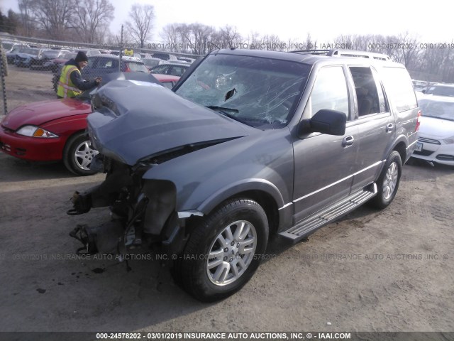 1FMJU1J54DEF33613 - 2013 FORD EXPEDITION XLT/KING RANCH GRAY photo 2