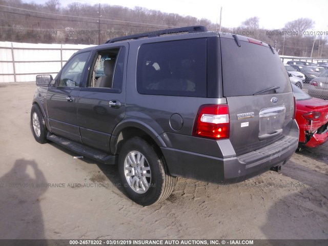 1FMJU1J54DEF33613 - 2013 FORD EXPEDITION XLT/KING RANCH GRAY photo 3