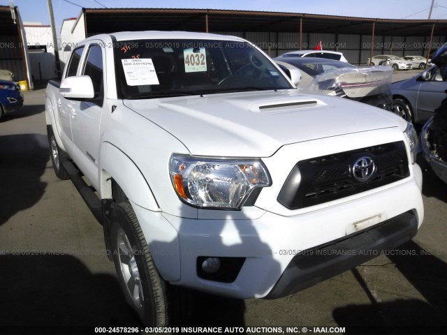 5TFJU4GN6FX070166 - 2015 TOYOTA TACOMA DOUBLE CAB PRERUNNER WHITE photo 1