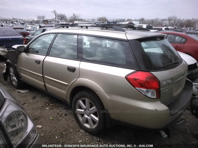 4S4BP61C087301995 - 2008 SUBARU OUTBACK 2.5I GOLD photo 3