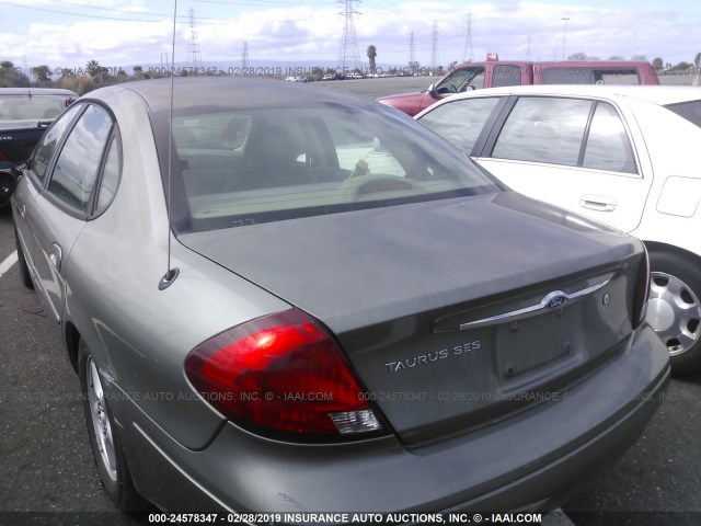 1FAFP55S81G184762 - 2001 FORD TAURUS SES GRAY photo 3