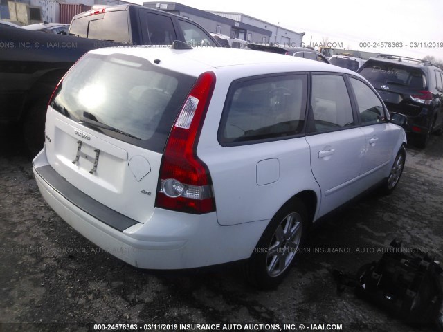 YV1MW382862151277 - 2006 VOLVO V50 2.4I WHITE photo 4