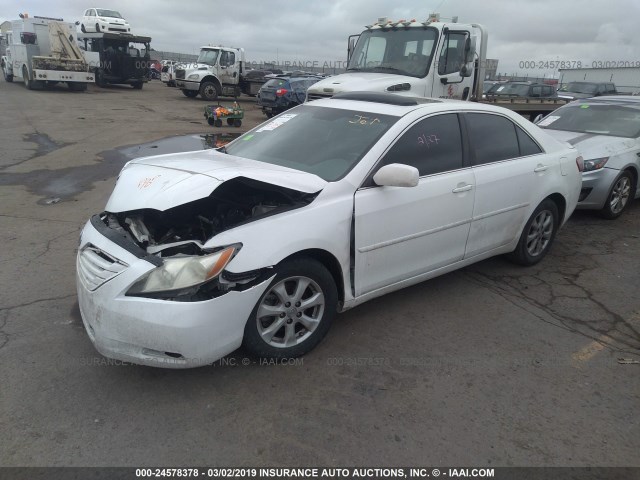 4T1BE46K77U599827 - 2007 TOYOTA CAMRY NEW GENERAT CE/LE/XLE/SE WHITE photo 2