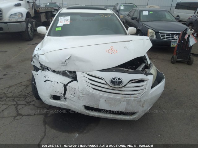 4T1BE46K77U599827 - 2007 TOYOTA CAMRY NEW GENERAT CE/LE/XLE/SE WHITE photo 6