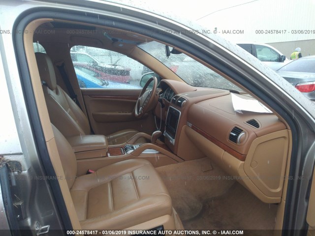 WP1AB29P34LA74008 - 2004 PORSCHE CAYENNE S GOLD photo 5