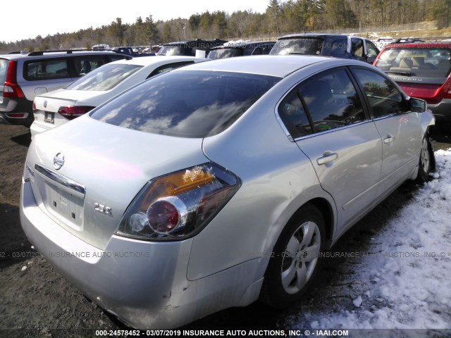 1N4AL21E08C255474 - 2008 NISSAN ALTIMA 2.5/2.5S SILVER photo 4