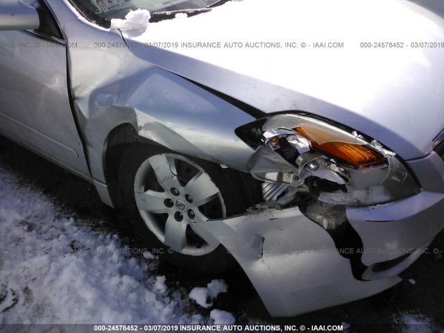 1N4AL21E08C255474 - 2008 NISSAN ALTIMA 2.5/2.5S SILVER photo 6