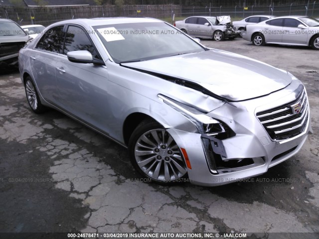 1G6AR5SX9H0147577 - 2017 CADILLAC CTS LUXURY SILVER photo 1