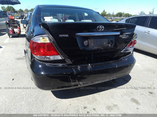 4T1BE32K86U153829 - 2006 TOYOTA CAMRY LE/XLE/SE BLACK photo 6