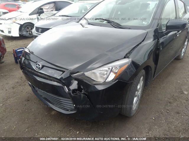 3MYDLBZV3GY132349 - 2016 TOYOTA SCION IA BLACK photo 6