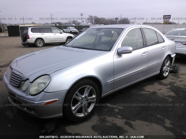 WDBUF56J16A897330 - 2006 MERCEDES-BENZ E 350 SILVER photo 2