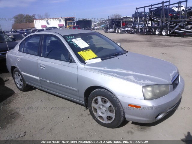 KMHDN45D83U552585 - 2003 HYUNDAI ELANTRA GLS/GT SILVER photo 1