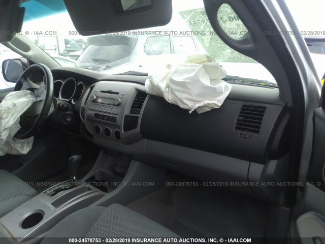 5TEJU62N57Z379396 - 2007 TOYOTA TACOMA DOUBLE CAB PRERUNNER SILVER photo 5