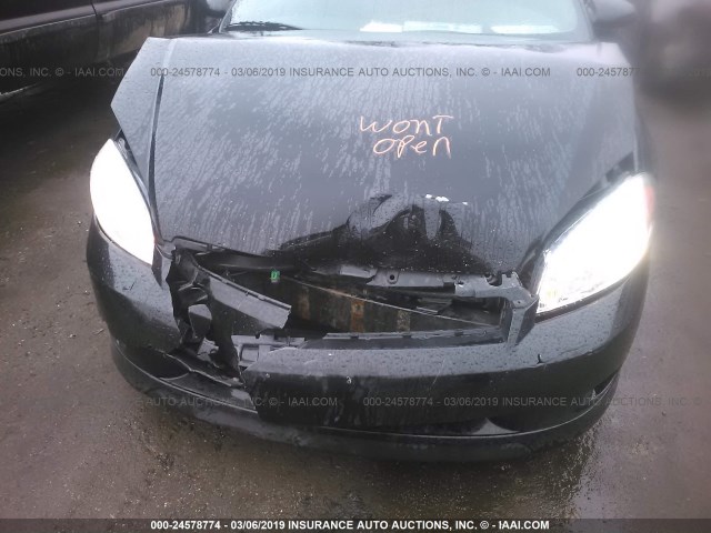 2G1WL15C869411163 - 2006 CHEVROLET MONTE CARLO SS შავი ფოტო 6