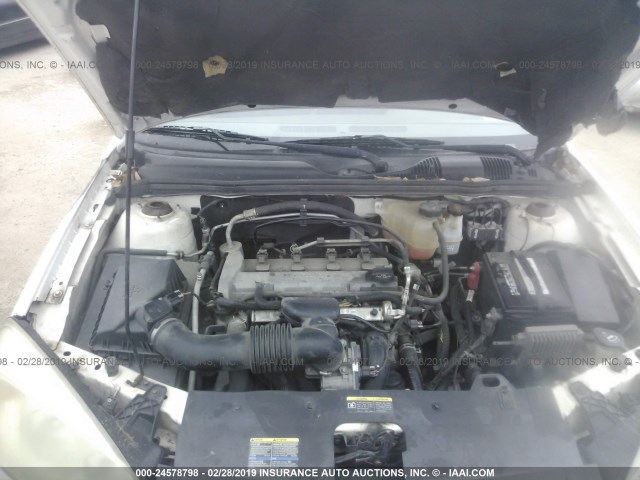 1G1ZS58F47F226405 - 2007 CHEVROLET MALIBU LS WHITE photo 10