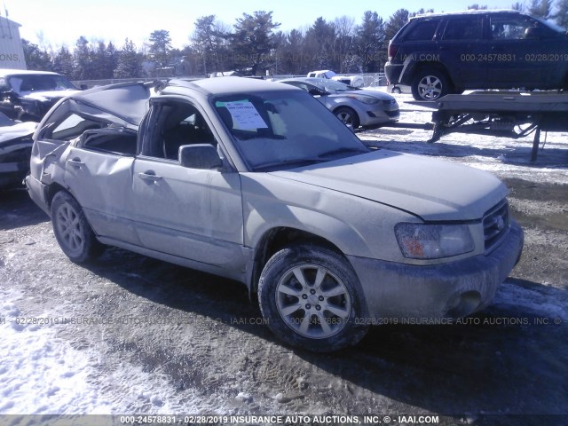 JF1SG65675H712010 - 2005 SUBARU FORESTER 2.5XS TAN photo 1