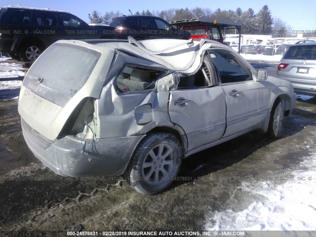 JF1SG65675H712010 - 2005 SUBARU FORESTER 2.5XS TAN photo 4