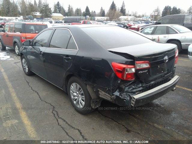 4T1BF1FK8DU260579 - 2013 TOYOTA CAMRY L/SE/LE/XLE 深蓝色 照片 3