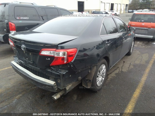 4T1BF1FK8DU260579 - 2013 TOYOTA CAMRY L/SE/LE/XLE 深蓝色 照片 4