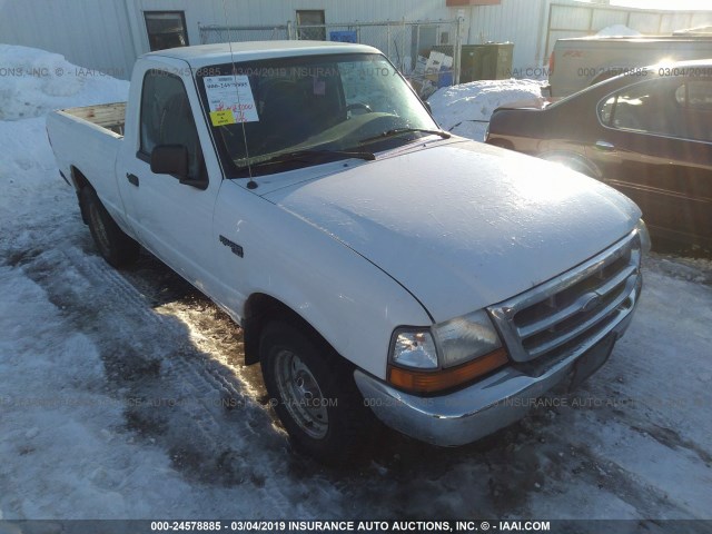 1FTYR10C0XUA63367 - 1999 FORD RANGER WHITE photo 1