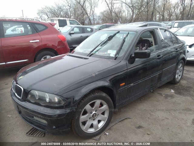 WBAAM3339XFP58102 - 1999 BMW 323 I AUTOMATIC BLACK photo 2