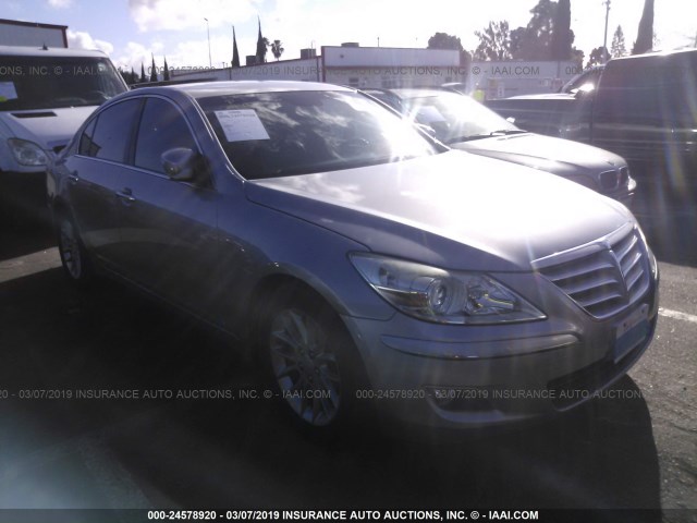 KMHGC4DE7BU118492 - 2011 HYUNDAI GENESIS 3.8L GRAY photo 1