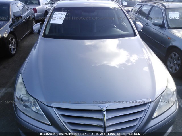 KMHGC4DE7BU118492 - 2011 HYUNDAI GENESIS 3.8L GRAY photo 6