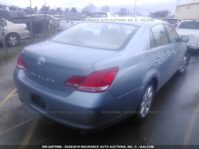 4T1BK36B66U130472 - 2006 TOYOTA AVALON XL/XLS/TOURING/LIMITED BLUE photo 4