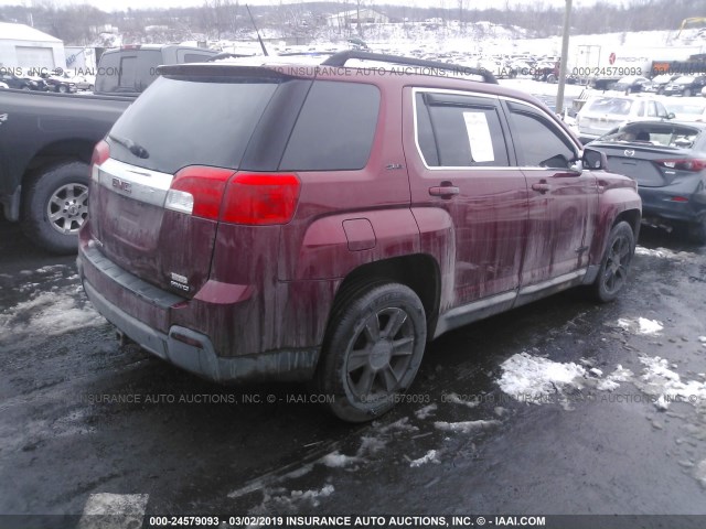 2CTFLCEW9A6275055 - 2010 GMC TERRAIN SLE RED photo 4