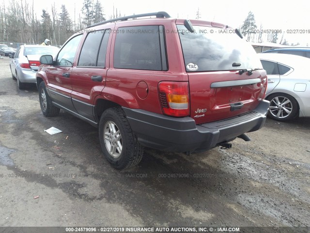 1J4GW48N34C327317 - 2004 JEEP GRAND CHEROKEE LAREDO/COLUMBIA/FREEDOM 红色 照片 3
