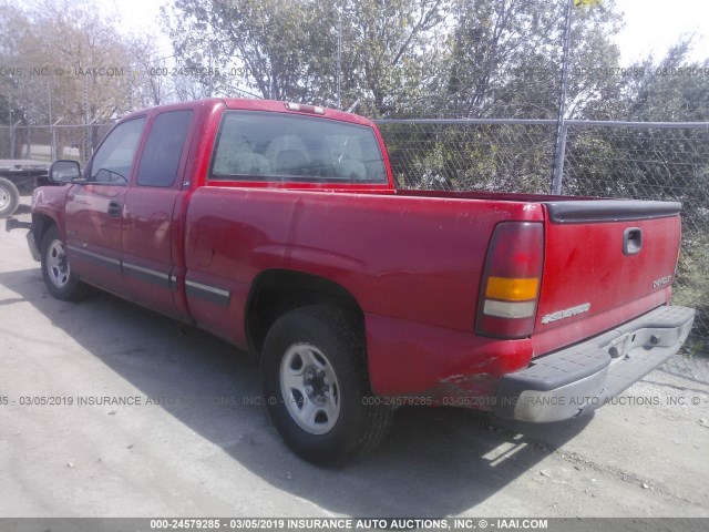 2GCEC19V911130298 - 2001 CHEVROLET SILVERADO C1500 RED photo 3