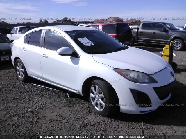 JM1BL1VF9B1388832 - 2011 MAZDA 3 I WHITE photo 1