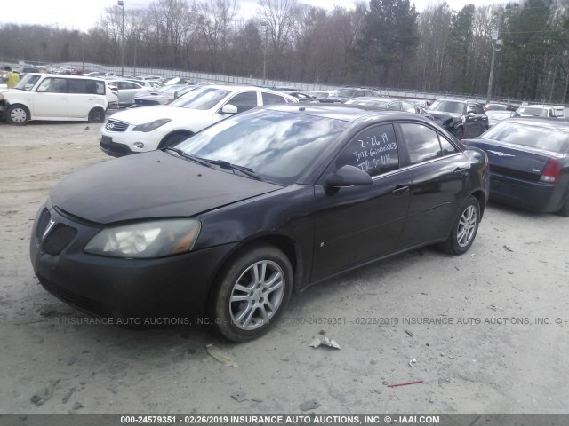 1G2ZG57B774255534 - 2007 PONTIAC G6 SE BLACK photo 2