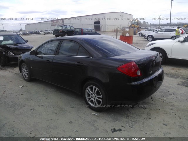 1G2ZG57B774255534 - 2007 PONTIAC G6 SE BLACK photo 3