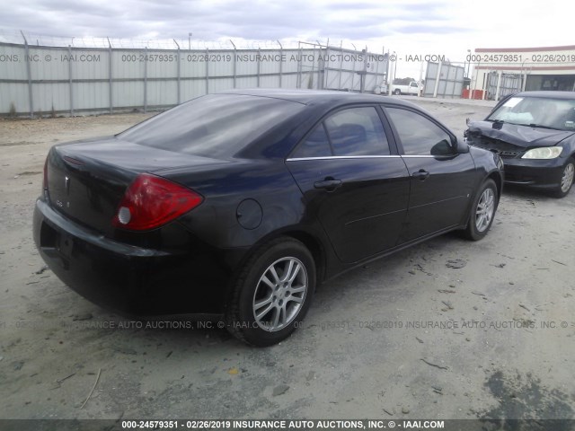 1G2ZG57B774255534 - 2007 PONTIAC G6 SE BLACK photo 4