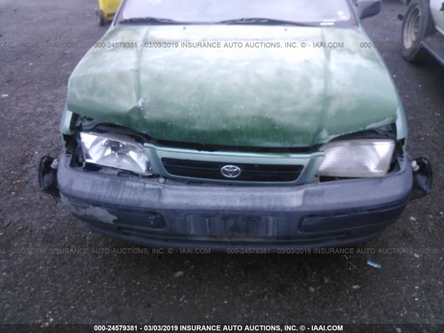 JT2EL55D8S0034415 - 1995 TOYOTA TERCEL STD GREEN photo 6