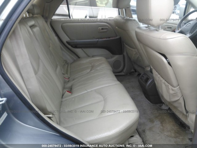 JT6HF10U6Y0131110 - 2000 LEXUS RX 300 GREEN photo 8