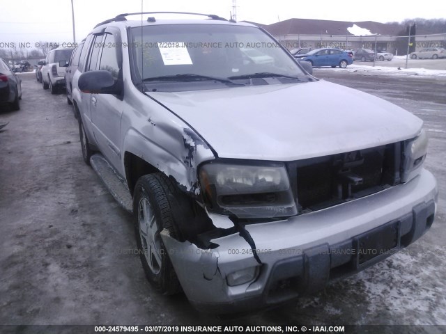 1GNDT13S652104233 - 2005 CHEVROLET TRAILBLAZER LS/LT SILVER photo 6