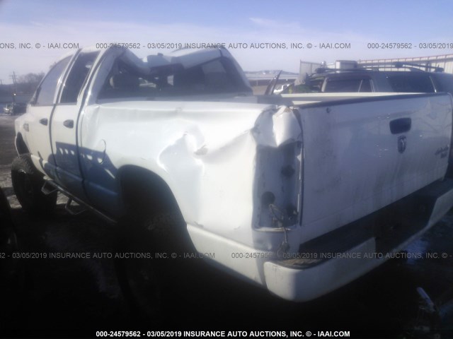 3D7KS28A58G192573 - 2008 DODGE RAM 2500 ST/SLT WHITE photo 3