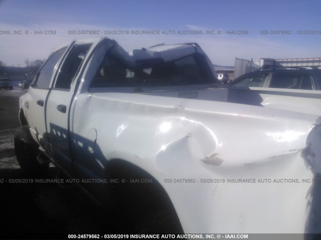 3D7KS28A58G192573 - 2008 DODGE RAM 2500 ST/SLT WHITE photo 6