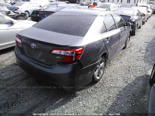 4T1BF1FK3EU325999 - 2014 TOYOTA CAMRY L/SE/LE/XLE 灰色 照片 4