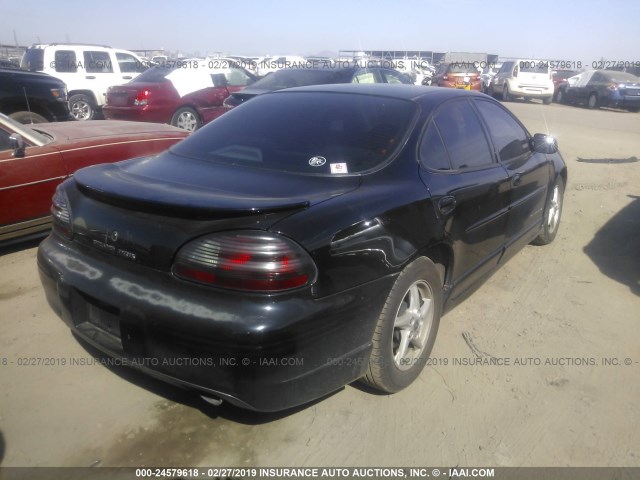 1G2WP52K41F164503 - 2001 PONTIAC GRAND PRIX GT BLACK photo 4