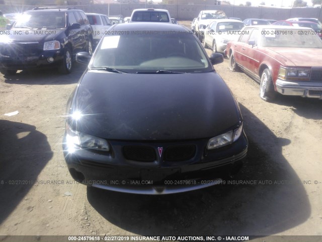 1G2WP52K41F164503 - 2001 PONTIAC GRAND PRIX GT BLACK photo 6