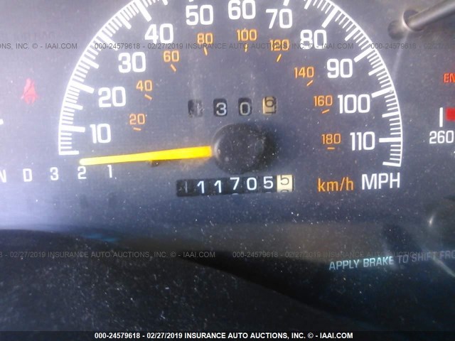 1G2WP52K41F164503 - 2001 PONTIAC GRAND PRIX GT BLACK photo 7