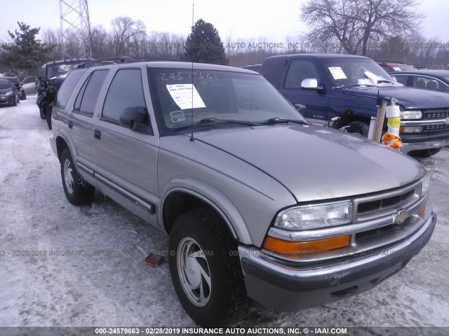 1GNDT13W5Y2173468 - 2000 CHEVROLET BLAZER TAN photo 1