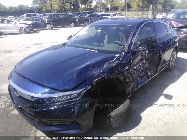 1HGCV1F58JA100416 - 2018 HONDA ACCORD EXL Mavi foto 6